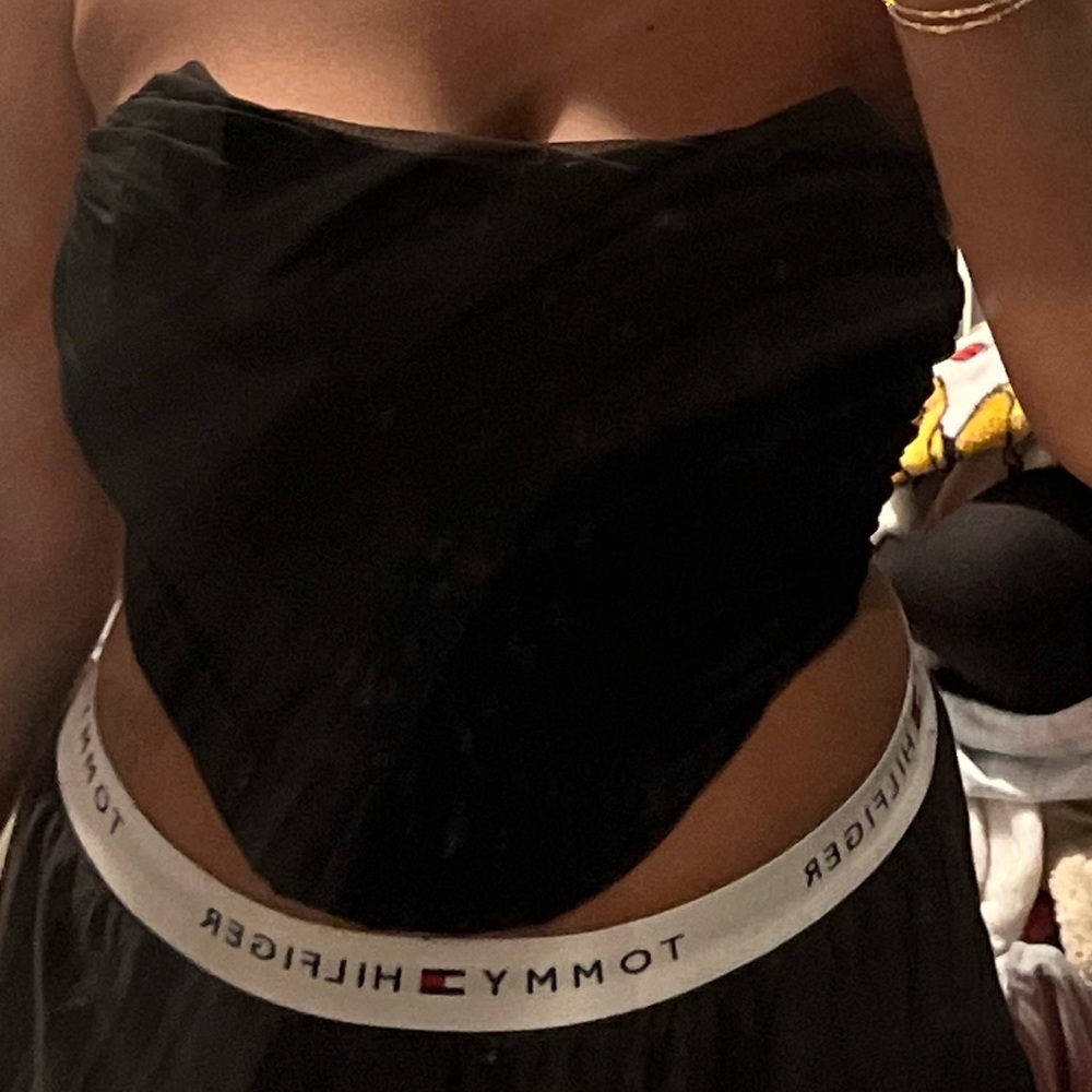 Corset black top from shein